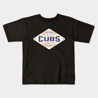 Chicago Cubs Diamond 2 by Buck Tee Originals Kids T-Shirt